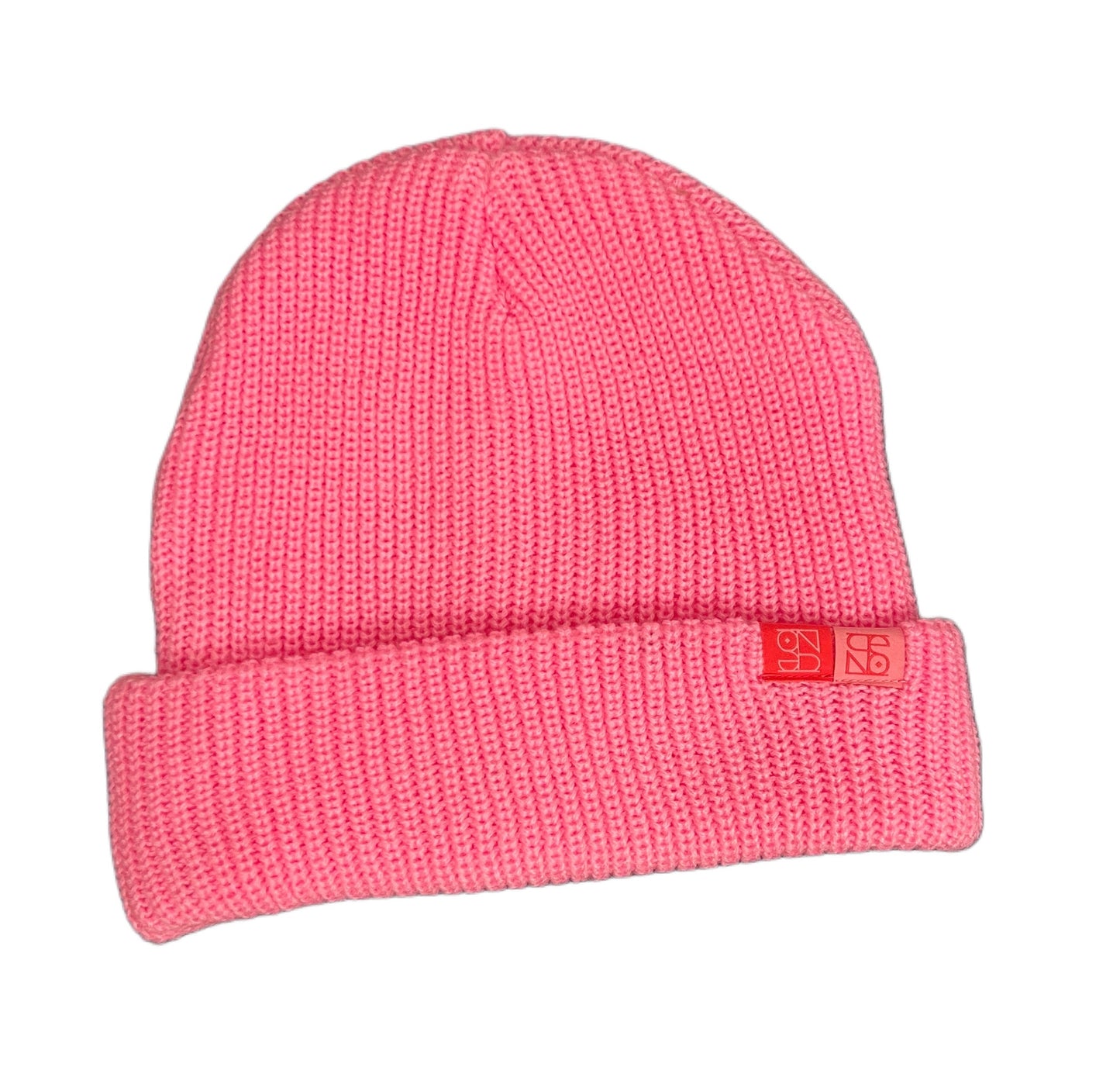 Pink satin lined beanie